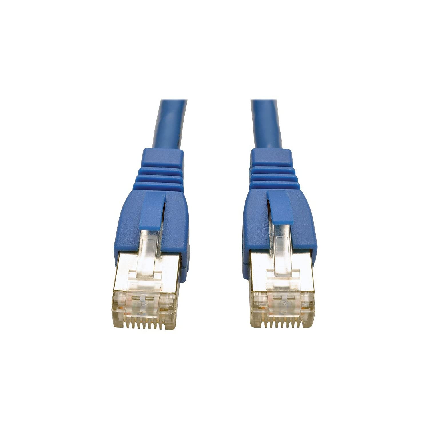 Tripp Lite Augmented CAT6a Shielded STP Snagless Patch Cable RJ45 M/M, Blue, 2.13 m (N262-007-BL)