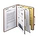 Smead 100% Recycled Pressboard Classification File Folder, 2 Dividers, 2