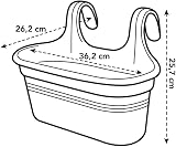 elho Green Basics Easy Hanger L 35 - 100% Recycled Plastic - 36cm view 4