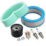 Hipa 394018S 272490S Air Filter 691035 Fuel Filter 492932S Oil Filter for Briggs & Stratton 392642 394018 271271 272490 Vanguard V-Twin 12.5-21hp