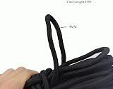 Fuwok Solid Braided Polypropylene Rope Black 6mm 10M Utility Cord for Camping view 2