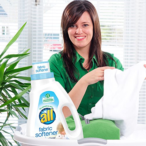 all Liquid Fabric Softener for Sensitive Skin, Free Clear, 48 Fluid Ounces, 60 Loads - Image 5