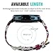 20mm Band Compatible with Garmin VivoActive 3 / Samsung Galaxy Watch 42mm / Samsung Galaxy Watch Active/Active 2 (40mm) / Garmin Forerunner 245/645 Bands Replacement Strap Wristbands