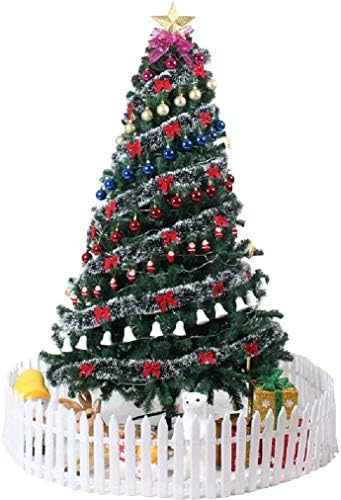 Lanna Shop Artificial Christmas Tree Set, Encryption with Iron Stand โ Large Flame Resistant Home Decorations Christmas Tree 5ft 6ft 7ft (Size : Height: 150cm/5ft)