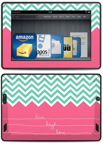All New Kindle Fire HD Decal/Skin Kit, Live Laugh Love (will not fit prior generation HD or HDX models)