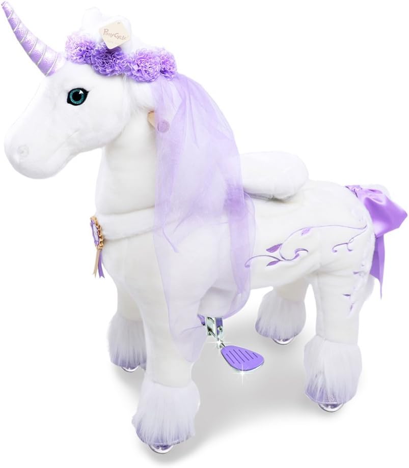 PonyCycle Unicorn with Purple Horn