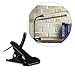 LED Clip Lamp, Portable Lighting Eye-Care Clip Desk Light Powered by USB ( Clip-On Light )-Black Color