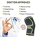 Ultimate Knee Compression Support Sleeve – Flexible Breathable Knee Brace For Running, Sports & Fitness, Crossfit, Arthritis, Promotes Pain Relief & Muscle Recovery