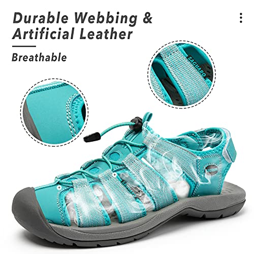 Woman Sports Hiking Sandals Waterproof Closed Toe Water Shoes Summer