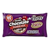 MARS Chocolate Favorites Halloween Candy Bars Variety Mix 37.5-Ounce 80-Piece Bag