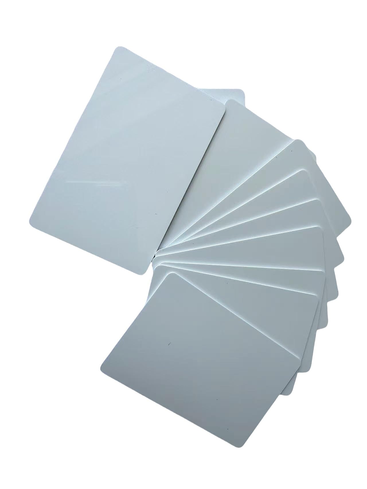ICODE SLIX RF interface ISO/IEC 15693 13.56mhz Blank White RFID NFC Card (Pack of 10)