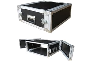 ROADIE PRODUCTS, INC. 4 Space 4u 16 Inches Deep Medium Duty 1/4 Inch ATA Effects Rack Case - Closeout