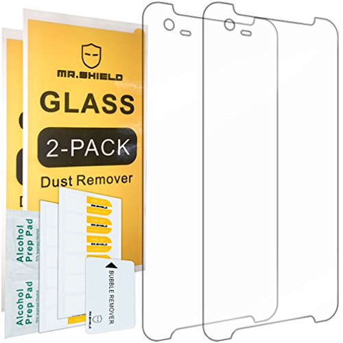 [2-pack]-mr shield for htc one x9 [tempered glass] screen protect…