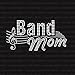 Band Mom Iron On Rhinestone Crystal T-Shirt Transfer by JCS Rhinestones