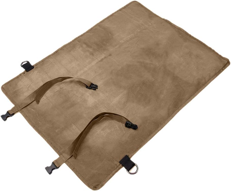 Chefs Knife Bag(11 Slots), Knife Roll for Kitchen Knife Tools Up To 18.8”, Heavy Duty Waxed Canvas Japanese Knife Set Case, Portable Travel Tool Roll Pouch for Meat Cleaver, Knife Sharpener: Kitchen & Dining