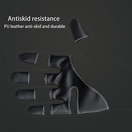 Heitaisi Unisex Warm Windproof Waterproof Gloves Touch Screen Non-Slip Gloves for Outdoor Sports Running Cycling Hiking Riding - Thumbnail 4
