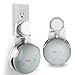 Google Home Mini Mount，Caselover Home Mini Outlet Wall Mount Hanger Stand for Voice Assistants,without Messy Wires or Screws (White, 1)
