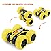 WomToy Waterproof Stunt RC Car,4WD Amphibious Remote Control Car Boat Double Sided Driving On Water & Land Electric Stunt Car for Kids with 360° Spins and Flips