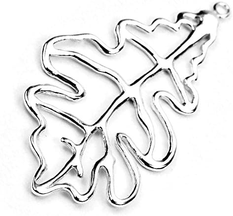 Amoracast Exclusive Sterling Silver Oak Leaf Pendant