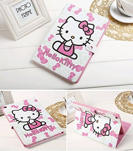 Apple iPad Mini 4 & Mini 5 case, LiViTech(TM) Hello Kitty Design Folio Style PU Leather Hard Case for Apple iPad Mini 4th 5th Generation (Model no. is A1538 A1550 A2133 A2124 A2125 A2126) Pink