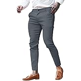 GINGTTO Mens Dress Pants Slim Fit Chino Pants for Men Stretch