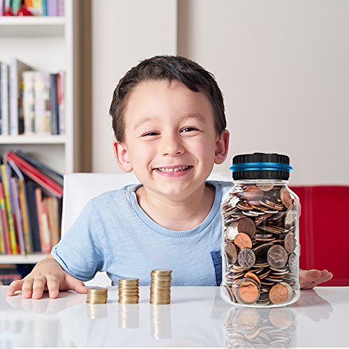 image for Powstro Piggy Bank Digital Counting Coin Bank Creative Large Money Sav