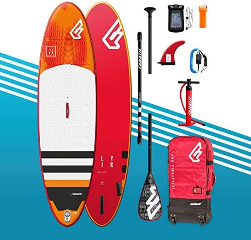 Fanatic Fly Air Premium 10'8 Inflatable Stand Up Paddle Boards Kit Inc Sup Paddle - Sup Pump - Sup Fin - Sup Leash - Backpack - 2019