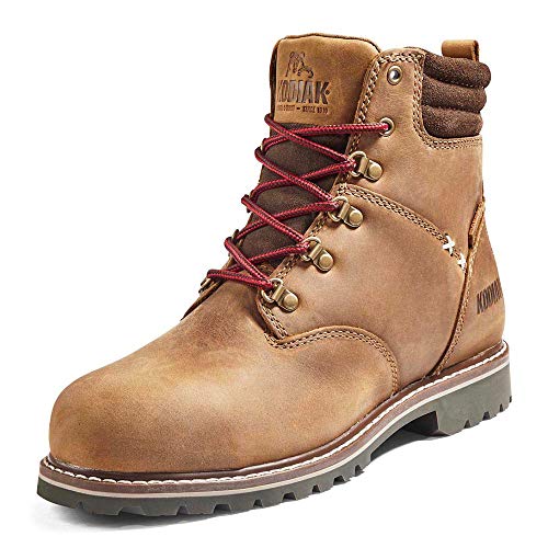 Kodiak Women's 6-Inch Bralorne Composite Toe Waterproof Work Boot, Medium Brown…