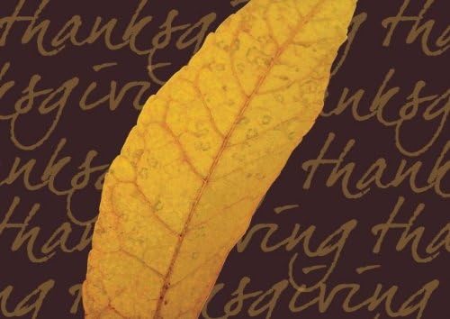 Birchcraft Studios 2149 Autumn Leaf - Gold Lined Envelope with White Lining - Brown Ink - Pack of 25