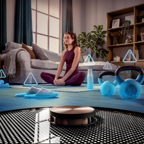 Robot Aspirapolvere e Lavapavimenti Base Autosvuotamento Conga X80 Pro.Navigazione Laser, 25000Pa, Area fino 240m², Tecnologia Adattiva, Disinfezione Mop, Bluetooth WiFi, App per Igiene Totale — foto 3 di 8
