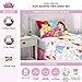 Disney Princess Soft Microfiber Kids Bedding Sheet Set, Twin Size 3 Piece Pack, White