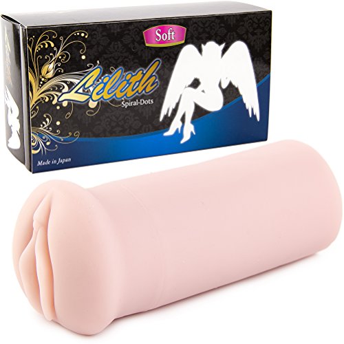 Lilith Spiral Dots Male Masturbator, Soft Firmness