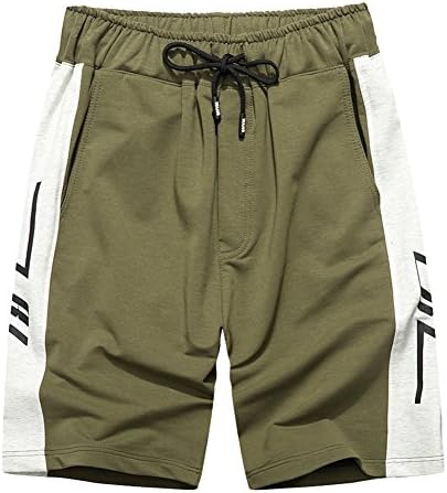 TOLOER Men's Casual Classic Fit Cotton Elastic Jogger Gym Shorts