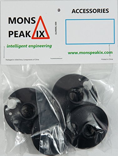 Mons Peak IX Trekking Hiking Ski Poles Mud Snow Baskets 50 mm (4 Pack) Replacement Screw On - Thumbnail 5