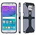 Speck Products CandyShell Grip Case for Samsung Galaxy S6 - Carrying Case - Frustration-Free Packaging - Charcoal Grey/Wisteria Purple