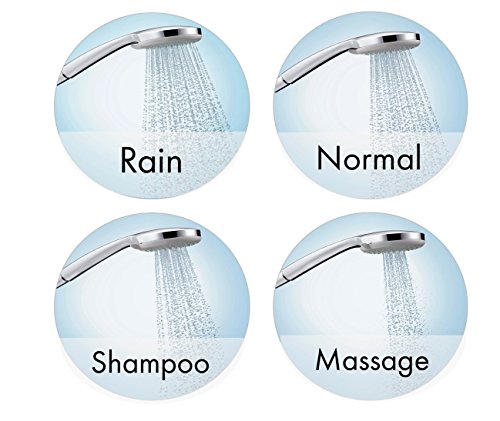 [- Hansgrohe Duschsystem (Kopfbrause, Duschkopf, Thermostat, Stange, Schlauch, Croma 160 Regendusch