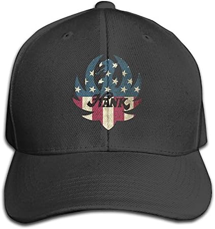 YAHQI Hank Williams Jr Logo Tennis Hat Black