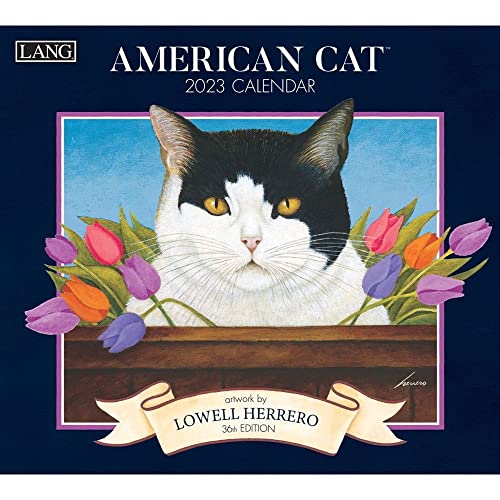 LANG Calendrier mural 2023 American Cat™