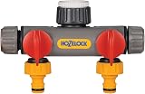 Hozelock Multi-Tap Connector 2-Way 2252 0000 with Independent Flow Valves