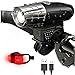 LanLan Bike Light - USB Rechargeable - Powerful Bicycle Headlight & Tail Light Set - Waterproof & Easy Installation for Safe Cycling at Night