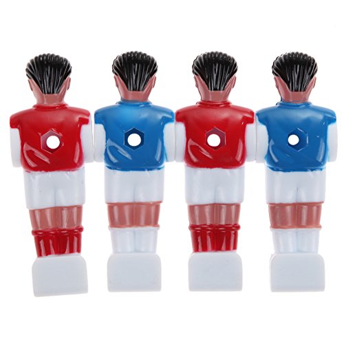 ttnight 4pcs Foosball Man Table Football Guys Tournament Soccer Player Replacement Parts 5/8 inch