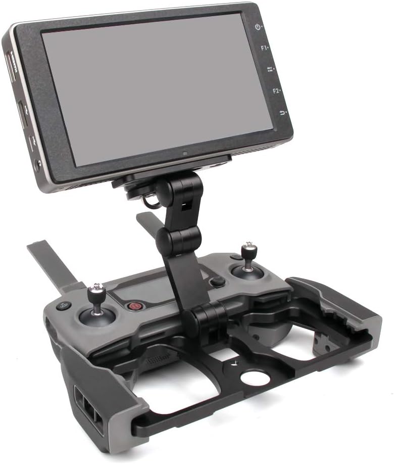 KINGWON CrystalSky Mounting Bracket Foldable Smartphone Tablet Holder for DJI Mavic 2 Pro,Mavic 2 Zoom,DJI Mavic Pro, DJI Mavic Air,with a Neck Strap for Controller