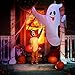 Halloween Decorations Outdoor, Super Large Halloween Ghost Decorations for Tree with Easy Hanging Lanyard - 59 inch