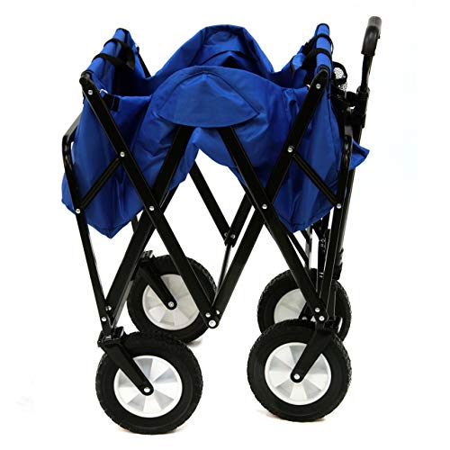 Mac Sports WTC-111 Outdoor Utility Wagon, Blue (Certified Refurbished) - Thumbnail 2