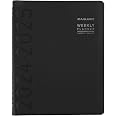 AT-A-GLANCE 2024-2025 Academic Planner - Weekly & Monthly, 8.75 X 11, Hourly Appointment Book, Black