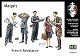 Master Box Maquis French Resistance (5) Figure Model Building Kits (1:35 Scale)