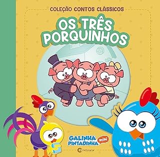 Livro Contos clássicos Galinha Pintadinha Mini - Os três porquinhos