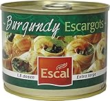 Escal French Burgundy Escargots Snails - 1.5 Dozen (4 PACK)