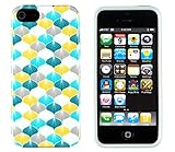 iPhone 5 / 5S Case, DandyCase PERFECT PATTERN *No Chip/No Peel* Flexible Slim Case Cover for Apple iPhone 5 / 5S - LIFETIME WARRANTY [Vintage Colorful Scales]