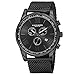 Akribos XXIV Men's AK885 Quartz Multifunction Strap and Bracelet Watch Set (Black)